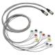 TPU ECG Holter Cable Shanghai Quntian And Leadwires 10 Lead IEC Snap
