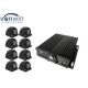 8CH 4g GPS Dual SD MDVR Camera Mobile Monitor System With Wifi