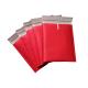 Self Adhesive Red Metallic Bubble Mailers LDPE Poly Mailer Shipping Bags