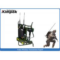 Military Backpack COFDM Wireless Transimtter 720P Wireless Video Audio Sender 10 Watt