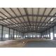 Painted Prefabricated Steel Structures / Prefab Metal Warehouse Building
