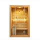Traditional Outdoor Hemlock Wet Sauna And Steam Room Two Person OEM
