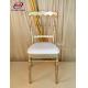 ODM Gold Chiavari Chairs With White Cushion Commercial Furniture