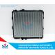 Silver Car Radiator For Toyota HILUX PICKUP AT PA 26 / 32 / 36