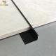 Anodized Matt Black Aluminium Tile Trim Straight Edge Recycled Reusable