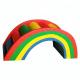 Fashionable Childrens Soft Play Equipment / Soft Play Rainbow Bridge Easy Install