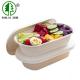 700ml Sustainable Biodegradable Bagasse Food Containers Box With Lid