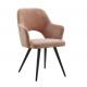 640*580*870mm Fabric Dining Upholstered Chair 2pcs/Ctn 3H Furniture