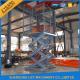 Painting / Galvanizing Stationary Hydraulic Scissor Lift For Warehouse / Factory / Garage