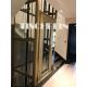 0.4m/s 5 Person VVVF Residential Home Elevator Stainless Steel Cabin Automatic Center Door Opening  For Private House