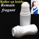 White HDPE Refillable Roll On Deodorant Bottles SGS ISO9001 Approval