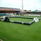 EN14960 PVC Inflatable Football Game Giant Inflatable Soccer Field Rental Outdoor