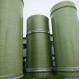 Antiseptic Durable 1CBM FRP Vertical Tank For Acid Storage Chemical Industry