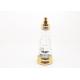 Lightweight Refillable Glass Perfume Bottle , Golden And Clear Glass Perfume Bottles