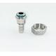 Metric Female Hydraulic Hose Fitting with Medium Carbon Steel and Hexagon Head Type