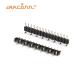 1X15Pin 2.54 Mm Pitch Connector Single Row 3.0mm Black PPS Smt Header Connector
