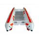 3 Person 0.9mm PVC High Speed Inflatable Boats With Stainless Steel Tail