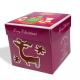 CMYK Offset Printing Christmas Cardboard Gift Boxes 6 X 3.5 X 3.5 Inches
