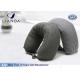 Gray Microbeads Car Neck Rest Pillow With Lycra Cover , 100% Polyester Materials