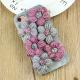 PC Korea Style 3D Wool Flower Clusters Plush Back Cover Cell Phone Case For iPhone 7 6s Plus