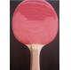 Concave Handle Personalized Ping Pong Paddle Red Color For Table Tennis