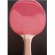 Concave Handle Personalized Ping Pong Paddle Red Color For Table Tennis
