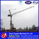 China crane supplier QTD125 luffing jib tower crane price