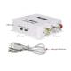 TV DVD VCR 640x480 60Hz HDMI To RCA Adapter Low Power ROHS RCA Cable 40g