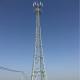 Q345b Galvanised Lattice Steel Tower , Antenna Four Legged Tower