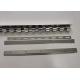 Hook Type Suspension Rails Metal Stamping Parts For Pvc Strip Curtains 1.5m