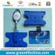 Factory Direct Sale Fasion Cheap Hard Plastic Colourful Hard ID Card/Credit Card Holder w/Badge Reel Combo