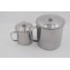 0.083cbm 6pcs 14cm Stainless Steel Mug With Dust Cover