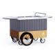golden Mobile Teppanyaki Grill telligent and precise temperature control Free movement Food grade board Hibachi Grill Table
