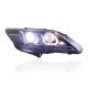 DRL Double U Angel Eye Xenon Bright Led Headlights For Cars For Toyota Camry 2012-2014