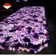 Semi Precious Stone Marble Furniture Amethyst Slab For Sink Basin