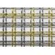 3.3mm 30m Antique Brass Decorative Woven Wire Mesh  Grilles For Cabinet Doors