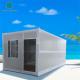 Vacation Prefab Folding Container House Wind Resistant Seawater Corrosion Resistant
