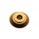 Brass Alloy Straight Bevel Pinion Gear 40T  0.6 Module  23.9mm Pitch Diameter