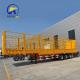 Animal Transport Semi Trailer with Side Wall and 3 Axles Steel Fence Cargo