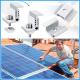 Aluminum Mid Clamps Solar Panels Mounting System Customized Thickness