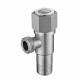 Surface Brushed Anti Oxidation Bathroom Angle Valve Easy To Install