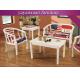 Cream Dining Table And Chairs For Sale With Cheaper Prices And Much In Stock (YW-P9)