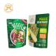 Mixed Dried Vegetable Chips 8 Oz Stand Up Pouch Packaging With Zipper Resealable