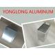 Mechanical Polishing Aluminum Window Profiles Shining Surface Silver White