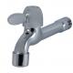 Single Handle Square Basin Faucet Brass Bathroom Mixer Taps with Hot and Cold Water