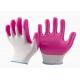 Durable Nylon Yarn Fully Coated Nitrile Gloves , Breathable Nitrile Gloves