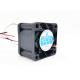 High Air Flow DC Ventilation Fan 12V 4MM Brushless Motor With PWM Speed Control