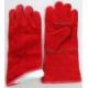 14 inch Red Cow Split Leather double palm Welding Gloves 11110RD