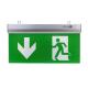 Green LED Emergency Exit Sign Battery Double Sided AC85 - 265V 50/60H