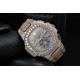Mechanical Diamond Luxury Hip Hop Watches Nautilus Rose Gold Iced Out Watch
